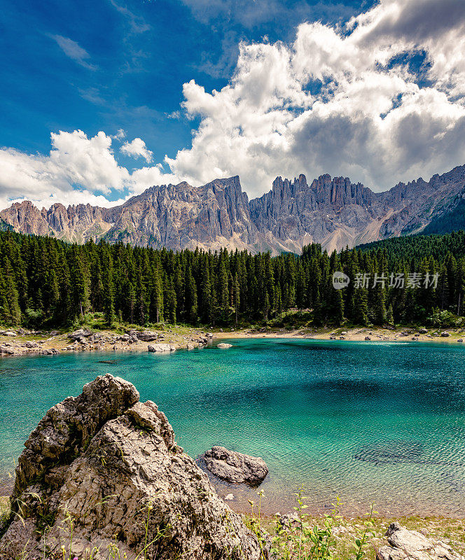 爱抚湖- Karersee, Trentino-Alto Adige，意大利